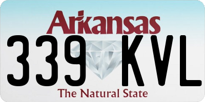 AR license plate 339KVL