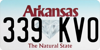 AR license plate 339KVO