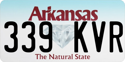 AR license plate 339KVR