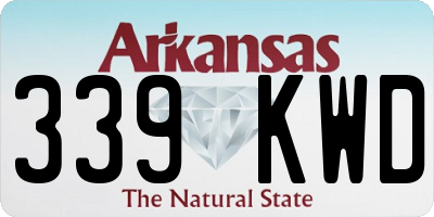 AR license plate 339KWD