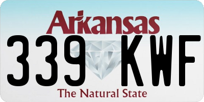 AR license plate 339KWF