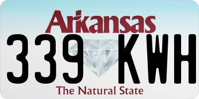 AR license plate 339KWH