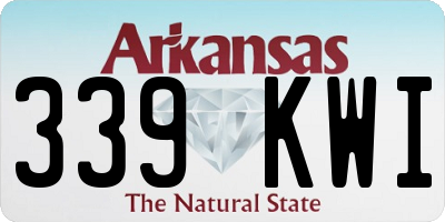 AR license plate 339KWI