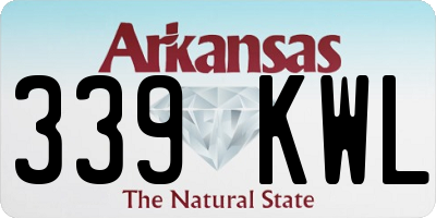 AR license plate 339KWL