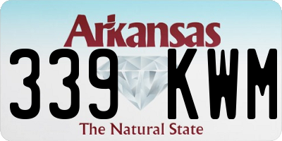 AR license plate 339KWM