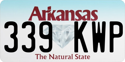 AR license plate 339KWP