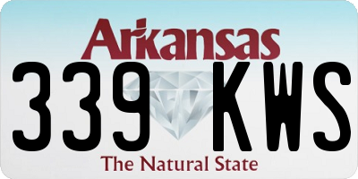 AR license plate 339KWS
