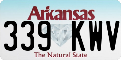 AR license plate 339KWV