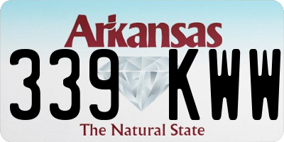 AR license plate 339KWW