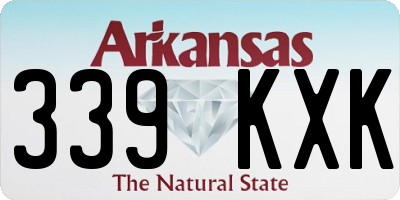 AR license plate 339KXK