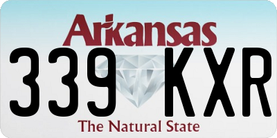 AR license plate 339KXR