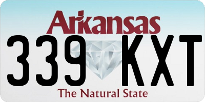 AR license plate 339KXT