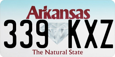 AR license plate 339KXZ
