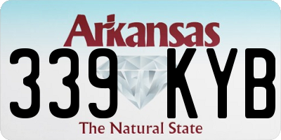 AR license plate 339KYB