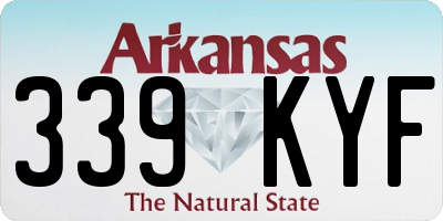 AR license plate 339KYF