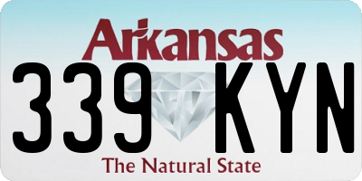 AR license plate 339KYN