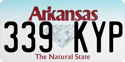 AR license plate 339KYP