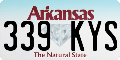AR license plate 339KYS