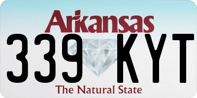 AR license plate 339KYT