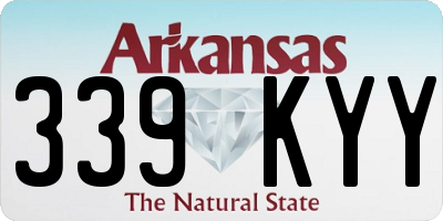 AR license plate 339KYY