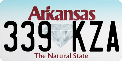 AR license plate 339KZA