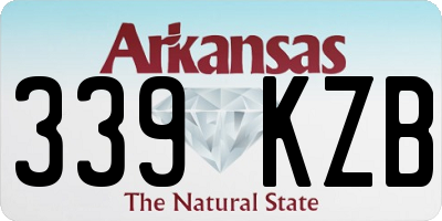 AR license plate 339KZB