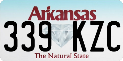 AR license plate 339KZC