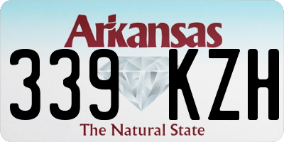 AR license plate 339KZH