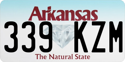 AR license plate 339KZM