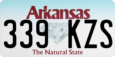 AR license plate 339KZS