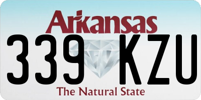 AR license plate 339KZU