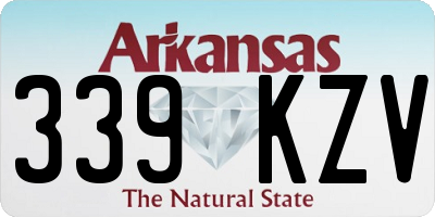 AR license plate 339KZV