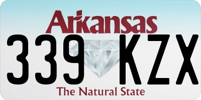 AR license plate 339KZX