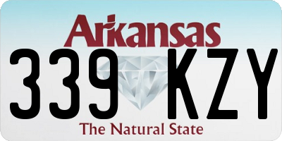 AR license plate 339KZY