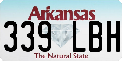 AR license plate 339LBH
