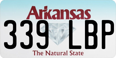 AR license plate 339LBP