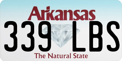 AR license plate 339LBS