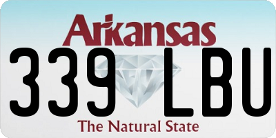 AR license plate 339LBU