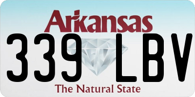 AR license plate 339LBV