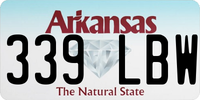 AR license plate 339LBW