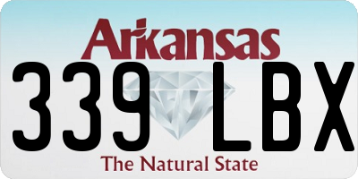 AR license plate 339LBX
