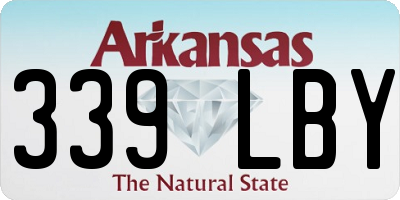 AR license plate 339LBY