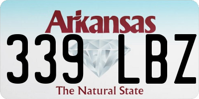 AR license plate 339LBZ