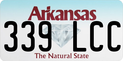 AR license plate 339LCC