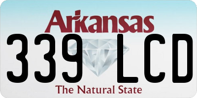 AR license plate 339LCD