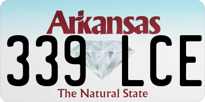 AR license plate 339LCE