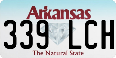 AR license plate 339LCH