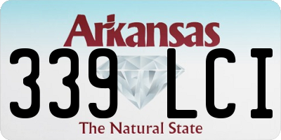 AR license plate 339LCI