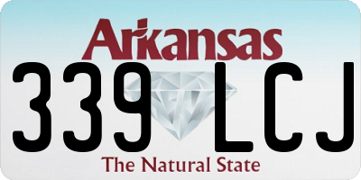 AR license plate 339LCJ