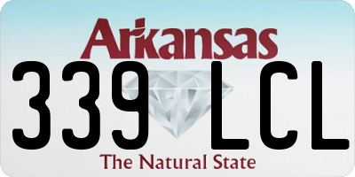 AR license plate 339LCL